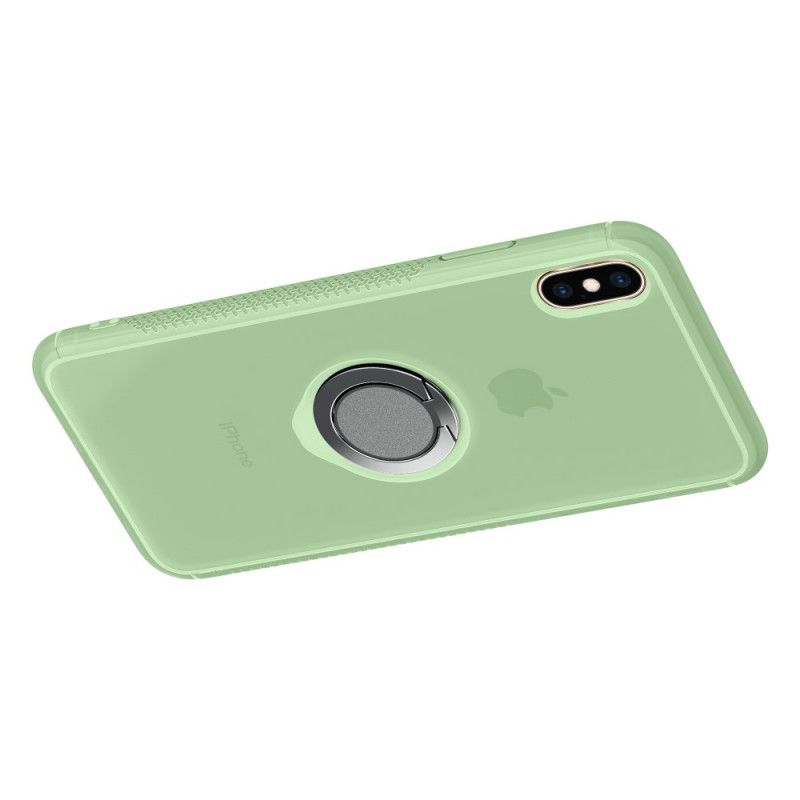 Coque iPhone X / Xs Changement De Couleur Intérieur/extérieur Avec Anneau