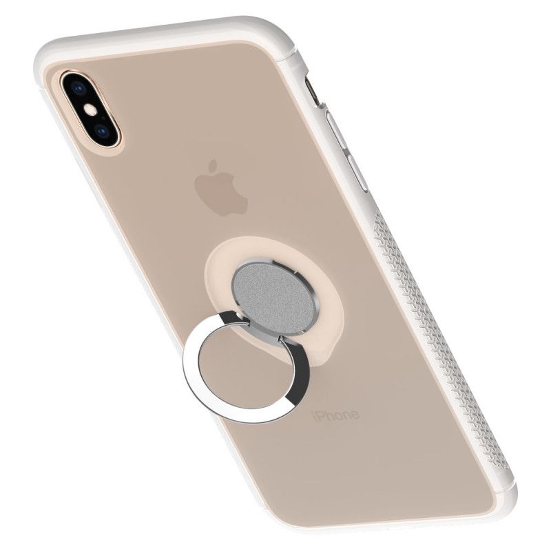 Coque iPhone X / Xs Changement De Couleur Intérieur/extérieur Avec Anneau