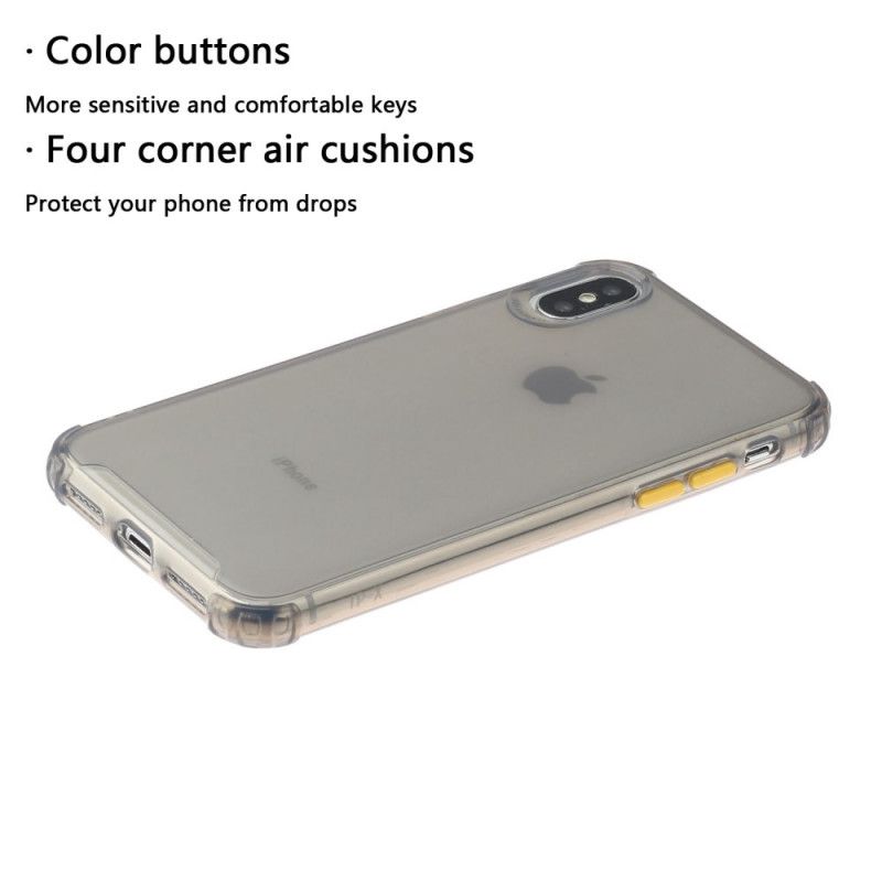 Coque iPhone X / Xs Colorée Coins Renforcés