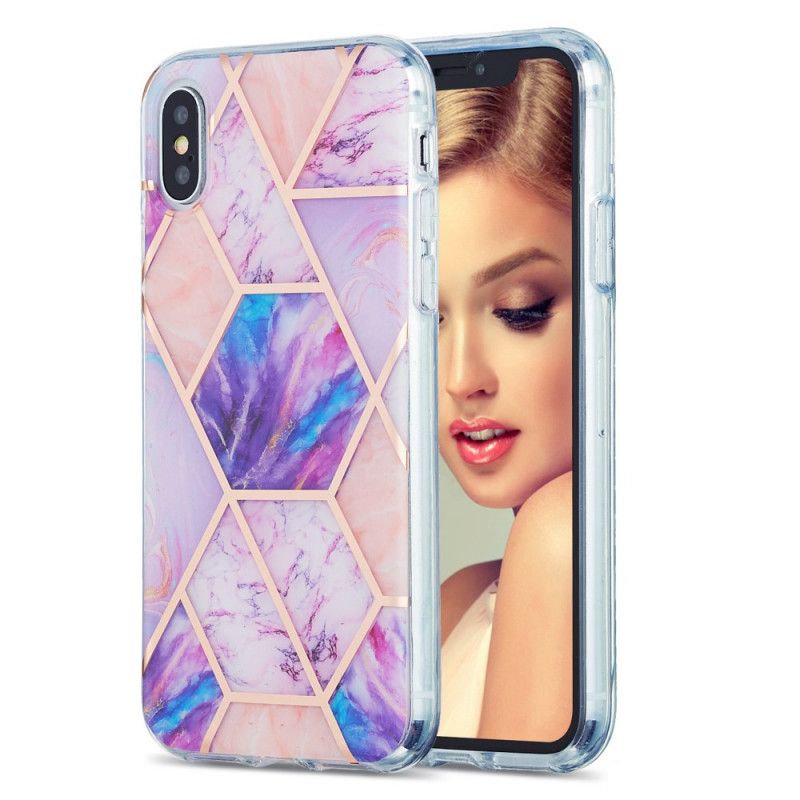 Coque iPhone X / Xs Design Marbre