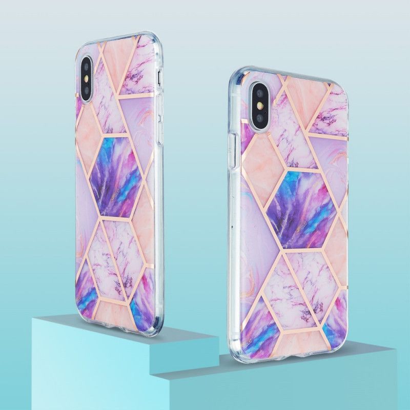 Coque iPhone X / Xs Design Marbre