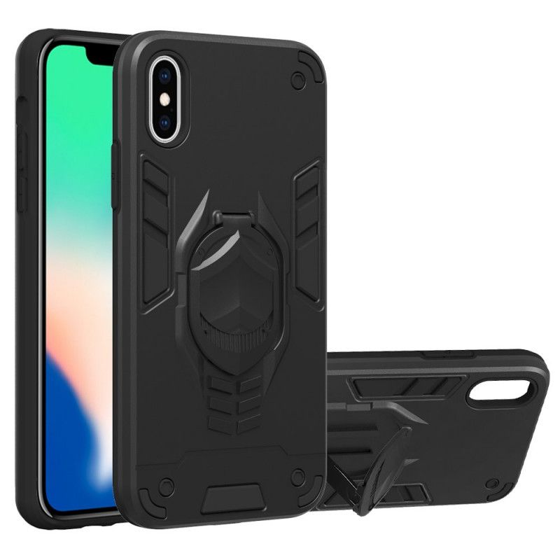 Coque iPhone X / Xs Détachable Armure Avec Anneau-support