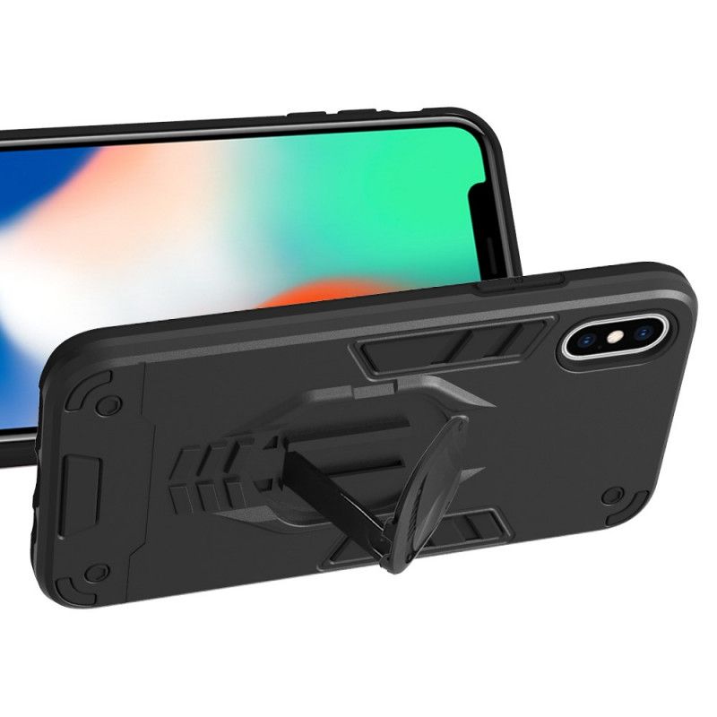 Coque iPhone X / Xs Détachable Armure Avec Anneau-support