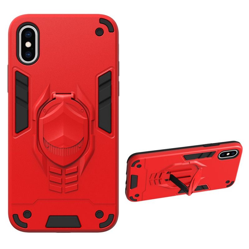 Coque iPhone X / Xs Détachable Armure Avec Anneau-support