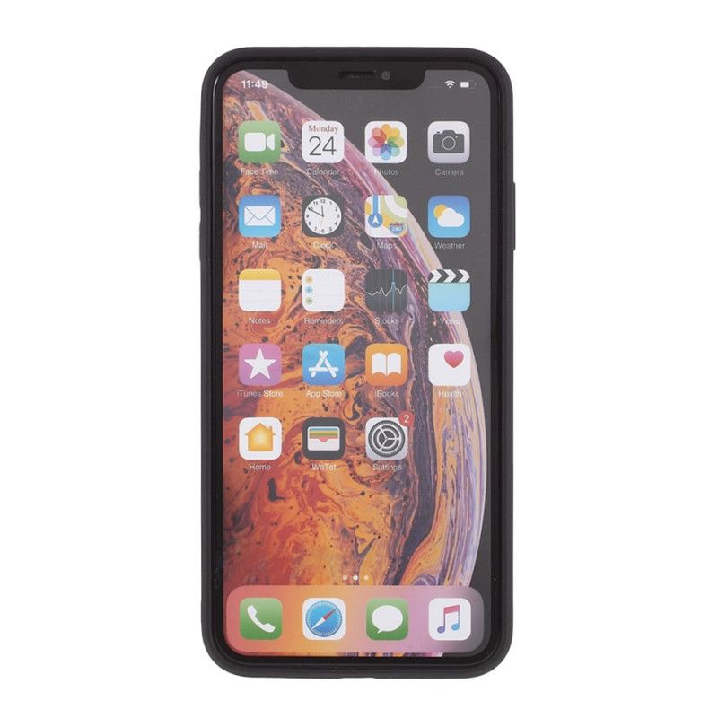 Coque iPhone X / Xs Dos En Verre Et Rebords En Silicone