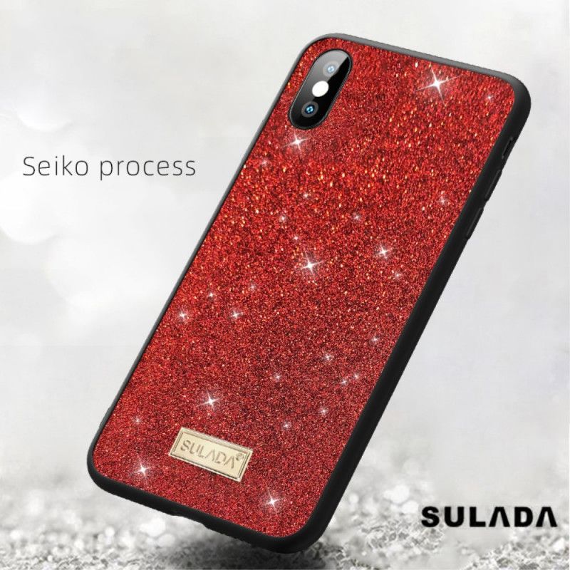 Coque iPhone X / Xs Paillettes Sulada