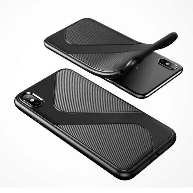 Coque iPhone X / Xs S-design Texturée