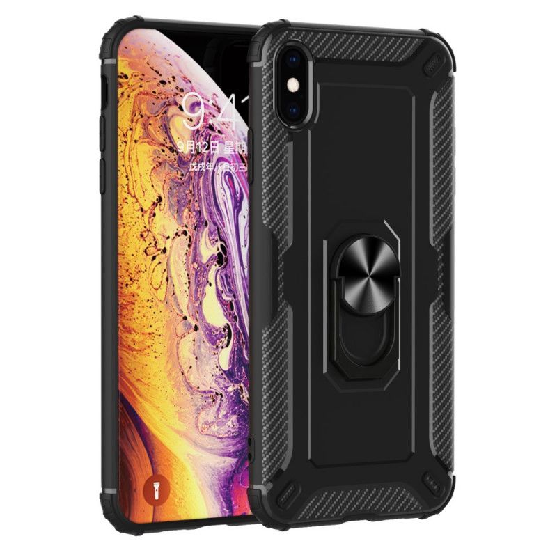 Coque iPhone X / Xs Silicone Anneau-support