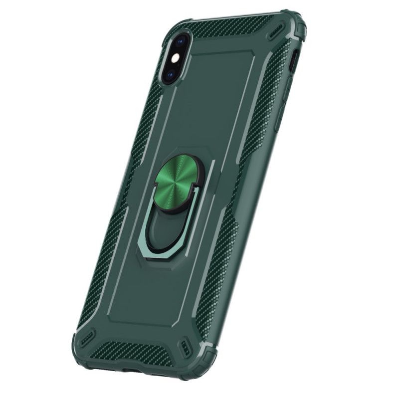 Coque iPhone X / Xs Silicone Anneau-support