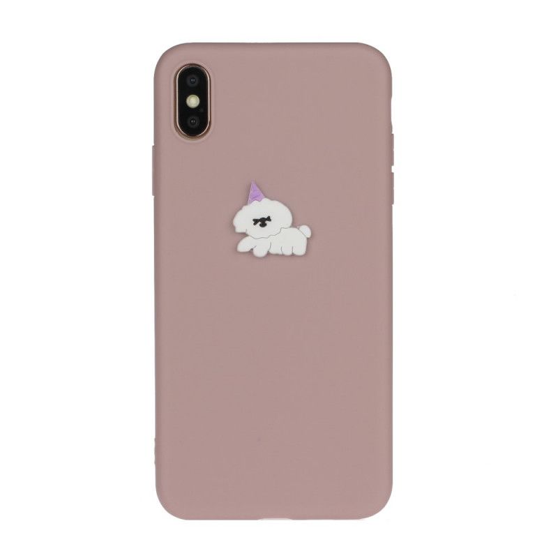 Coque iPhone X / Xs Silicone Logo Animal Fun