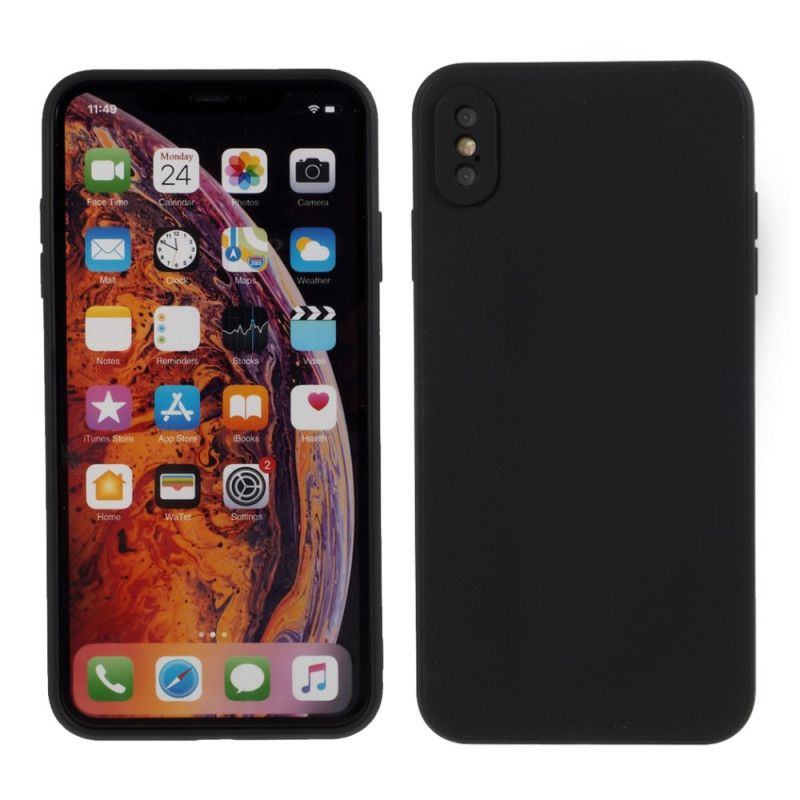 Coque iPhone X / Xs Silicone Rigide Mat