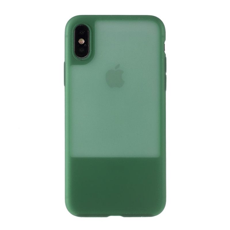 Coque iPhone X / Xs Silicone Translucide Colors