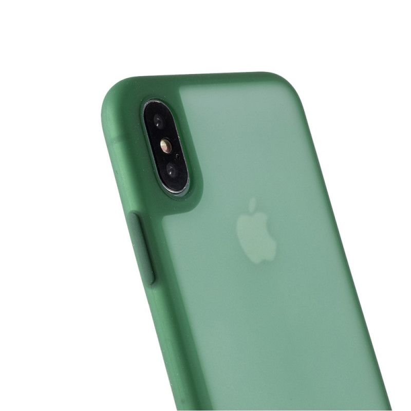 Coque iPhone X / Xs Silicone Translucide Colors