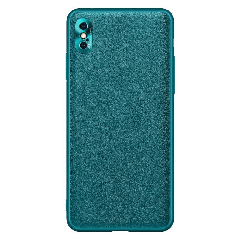 Coque iPhone X / Xs Style Cuir Color