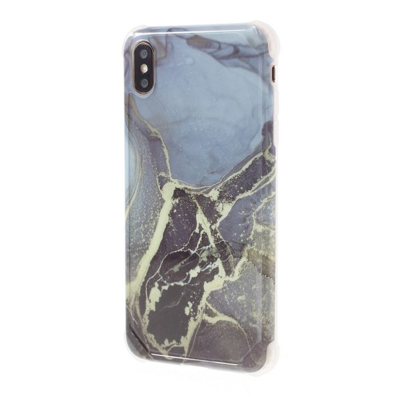 Coque iPhone X / Xs Style Marbre Coins Renforcés