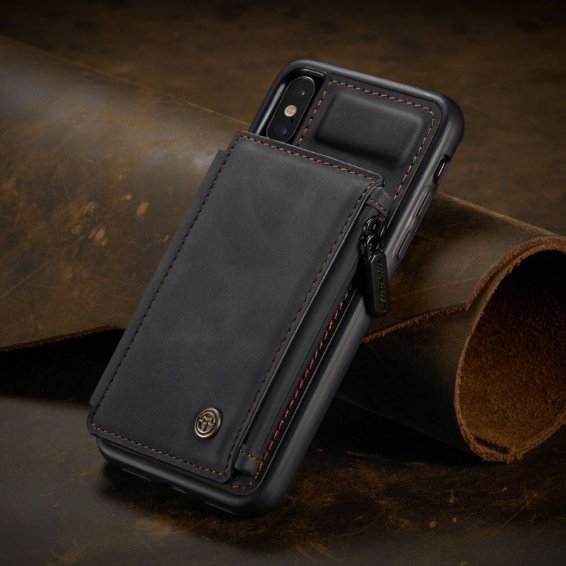 Coque iPhone X / Xs Style Portefeuille Caseme