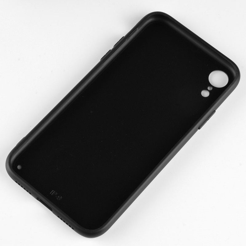 Coque iPhone Xr Bicolore Simili Cuir