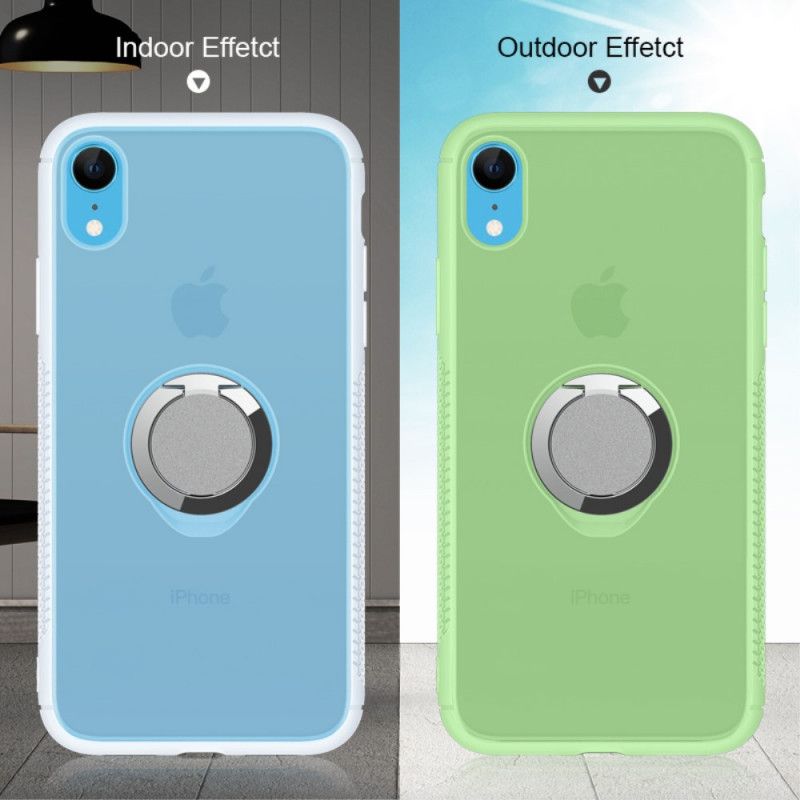 Coque iPhone Xr Changement De Couleur Intérieur/extérieur Avec Anneau