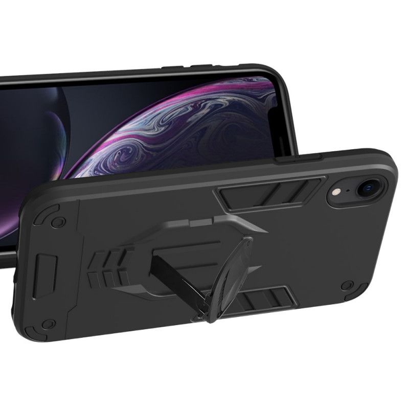 Coque iPhone Xr Détachable Armure Avec Anneau-support