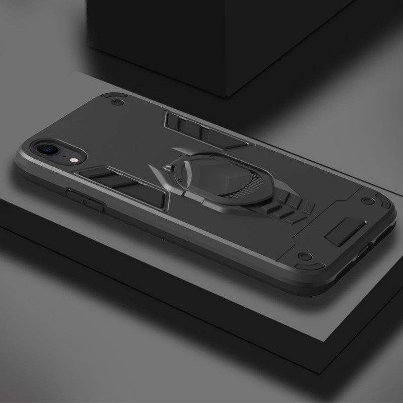 Coque iPhone Xr Détachable Armure Avec Anneau-support