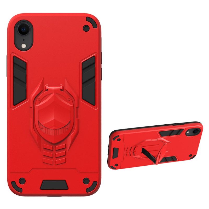 Coque iPhone Xr Détachable Armure Avec Anneau-support