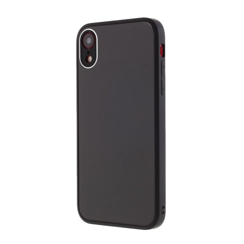 Coque iPhone Xr Dos En Verre Et Rebords En Silicone