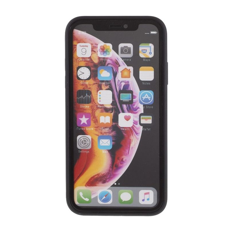 Coque iPhone Xr Dos En Verre Et Rebords En Silicone