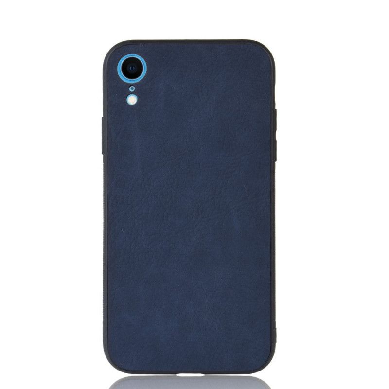 Coque iPhone Xr Effet Cuir Premium