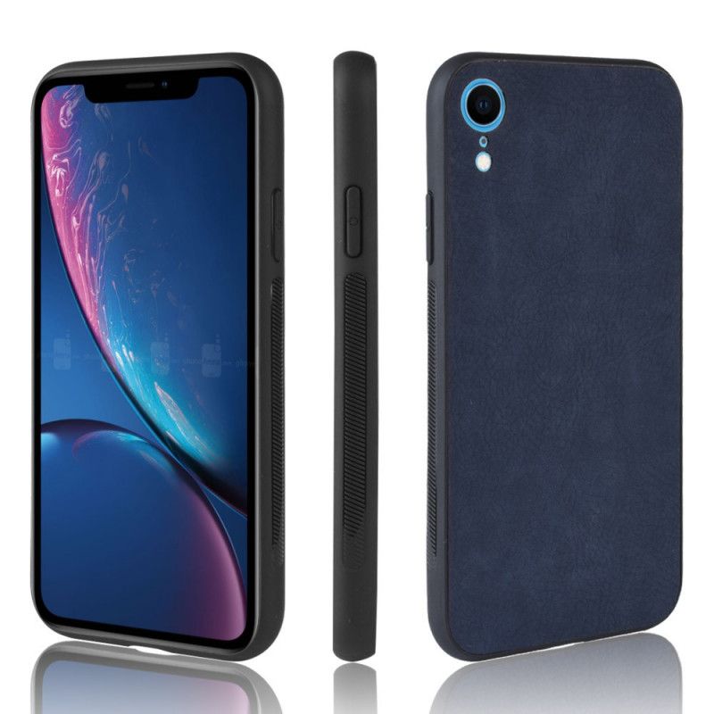 Coque iPhone Xr Effet Cuir Premium