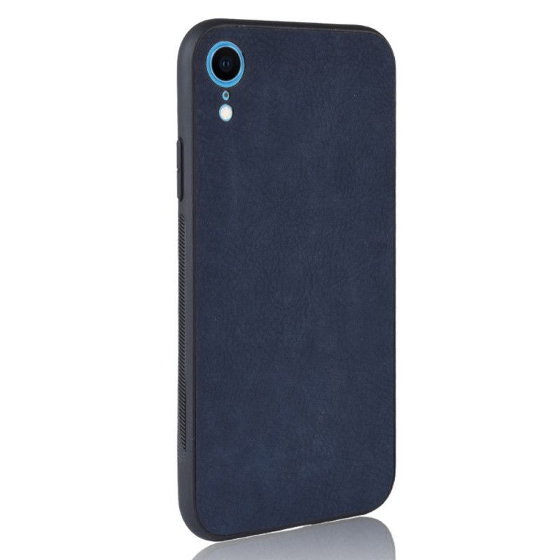 Coque iPhone Xr Effet Cuir Premium