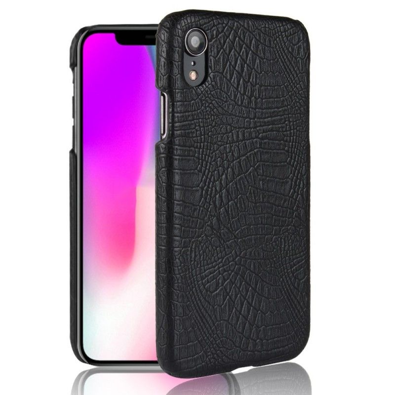 Coque iPhone Xr Effet Peau De Crocodile