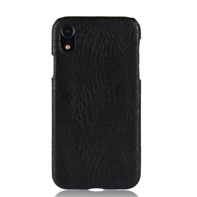 Coque iPhone Xr Effet Peau De Crocodile