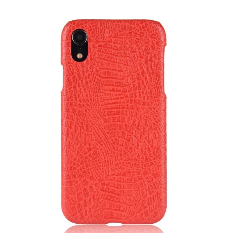 Coque iPhone Xr Effet Peau De Crocodile