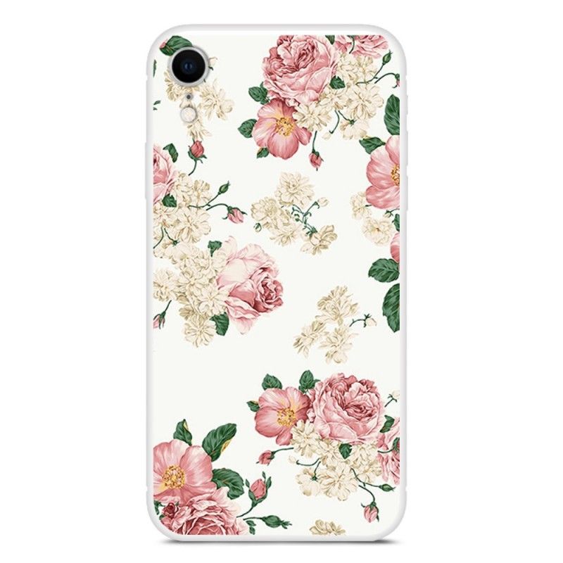 Coque iPhone Xr Fleurs Anciennes