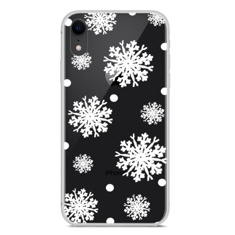 Coque iPhone Xr Flocons De Neige