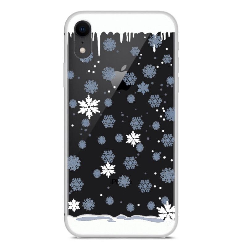 Coque iPhone Xr Flocons De Neige