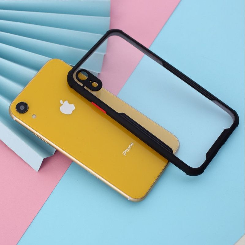 Coque iPhone Xr Hybride Rebords Colorés