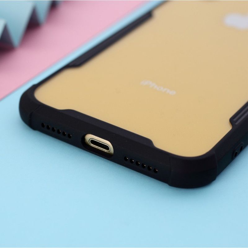 Coque iPhone Xr Hybride Rebords Colorés