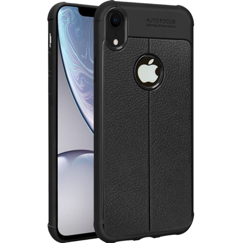 Coque iPhone Xr Imak Simili Cuir Couture