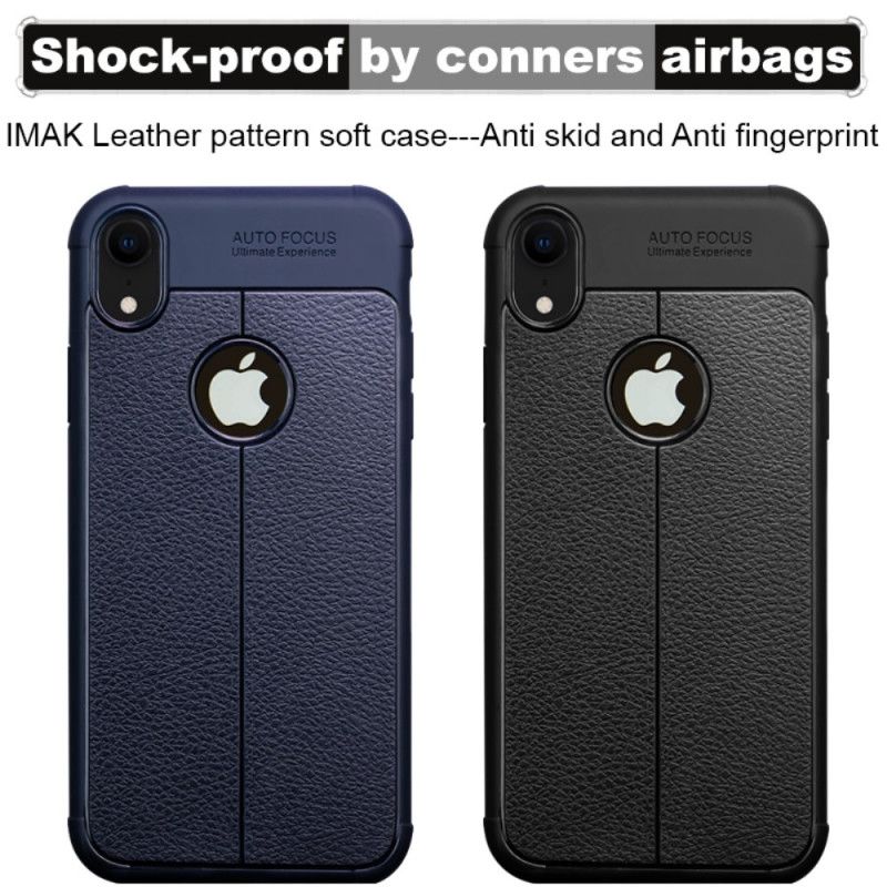 Coque iPhone Xr Imak Simili Cuir Couture