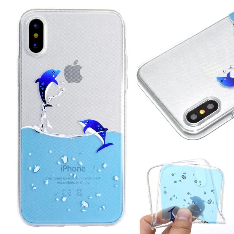 Coque iPhone Xr Jeux De Dauphins