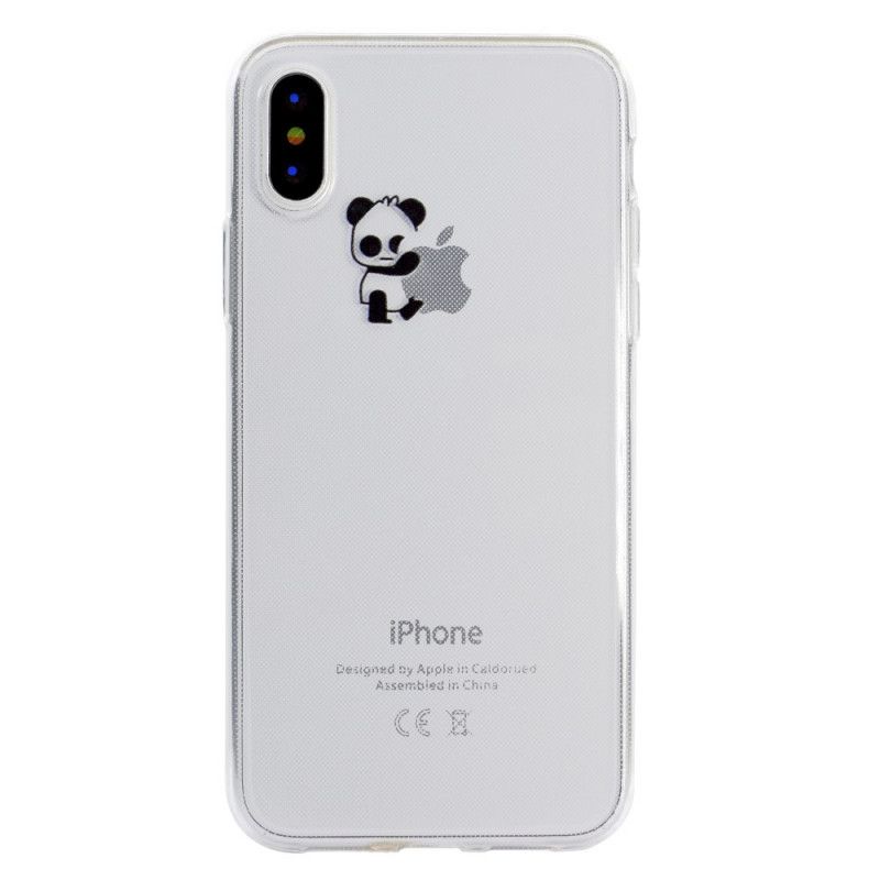 Coque iPhone Xr Jeux De Panda Logo 2
