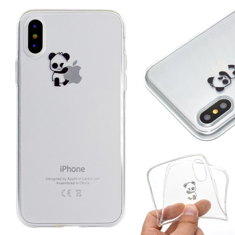 Coque iPhone Xr Jeux De Panda Logo 2