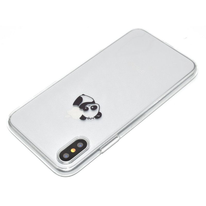 Coque iPhone Xr Jeux De Panda Logo