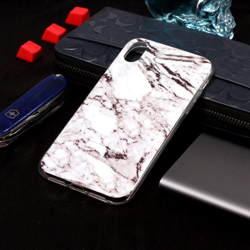 Coque iPhone Xr Marbre