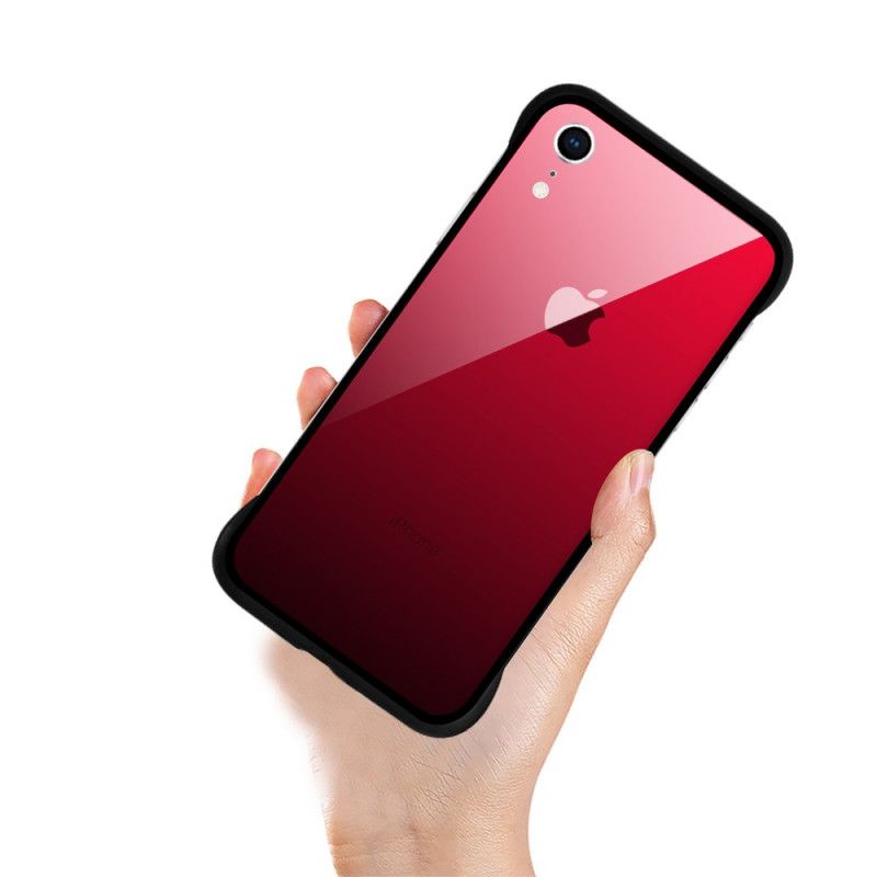 Coque iPhone Xr Nxe Verre Trempé Colors