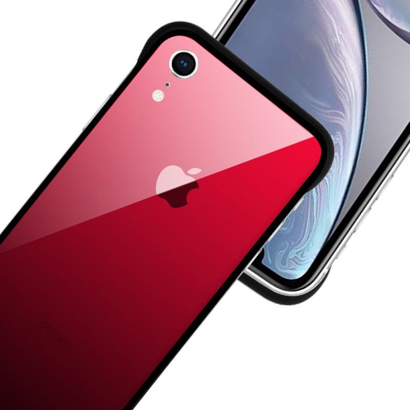 Coque iPhone Xr Nxe Verre Trempé Colors