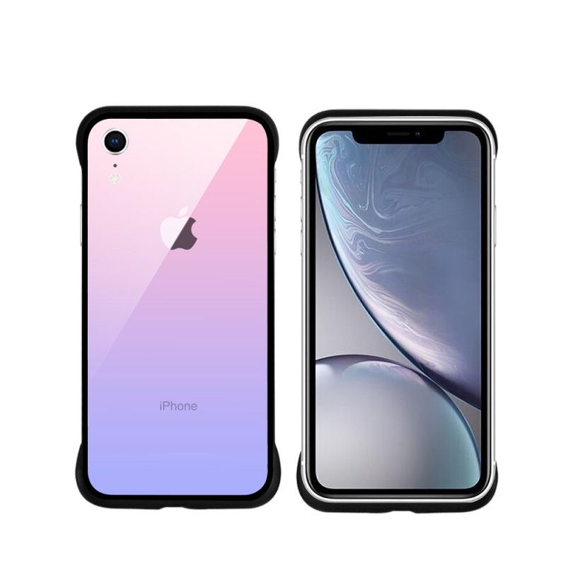 Coque iPhone Xr Nxe Verre Trempé Colors