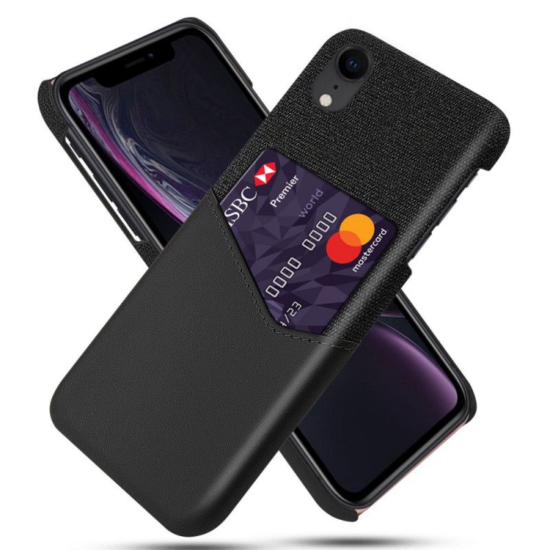 Coque iPhone Xr Porte-carte Ksq