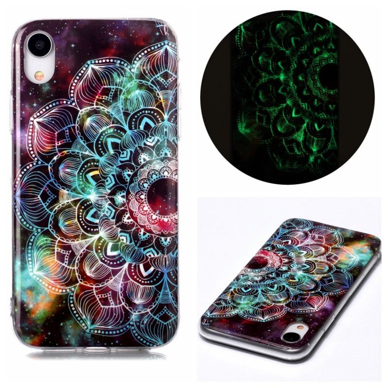 Coque iPhone Xr Série Floralies Fluorescente